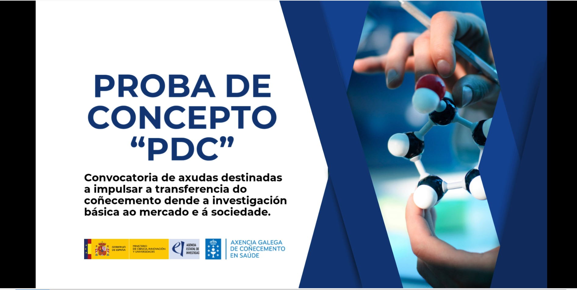 Visor Video Convocatoria axudas a proxectos ``Proba de Concepto 2025´´